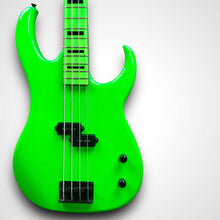 Load image into Gallery viewer, Dean Custom Zone Fluorescent Green Bass