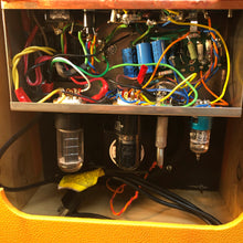 Load image into Gallery viewer, Hand-wired Tweed Champ in Custom Cabinet