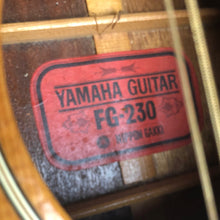 Load image into Gallery viewer, Yamaha FG-230 12 String Acoustic Guitar Nippon Gakki Red Label
