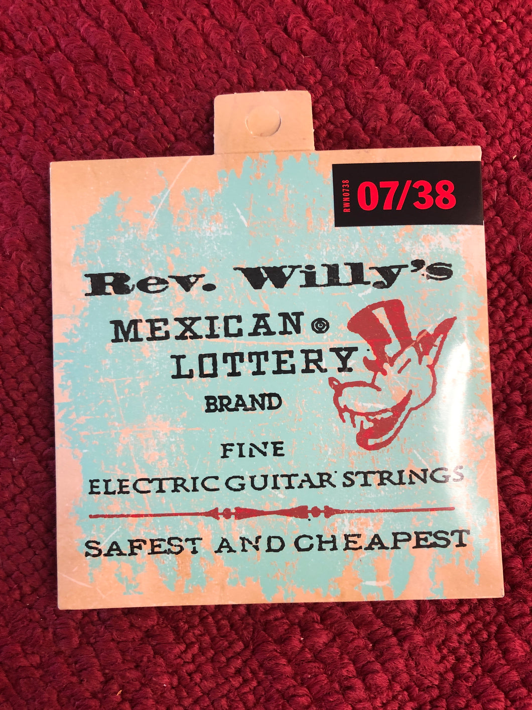 Rev. Willie’s Mexican Lottery Strings 07/38