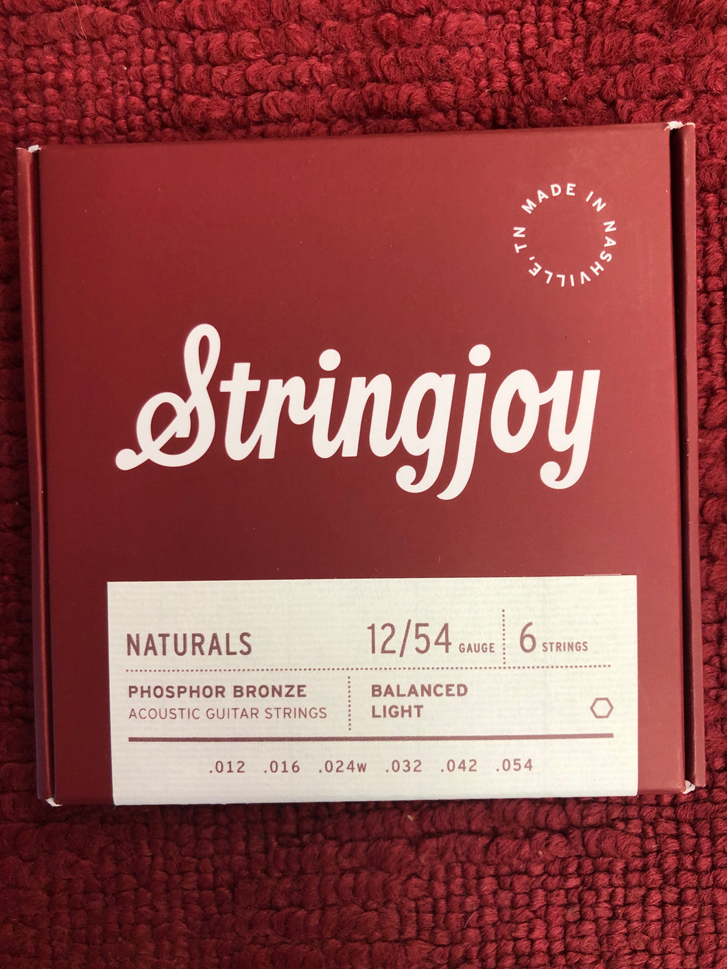Stringjoy Naturals Balanced Light Guitar strings