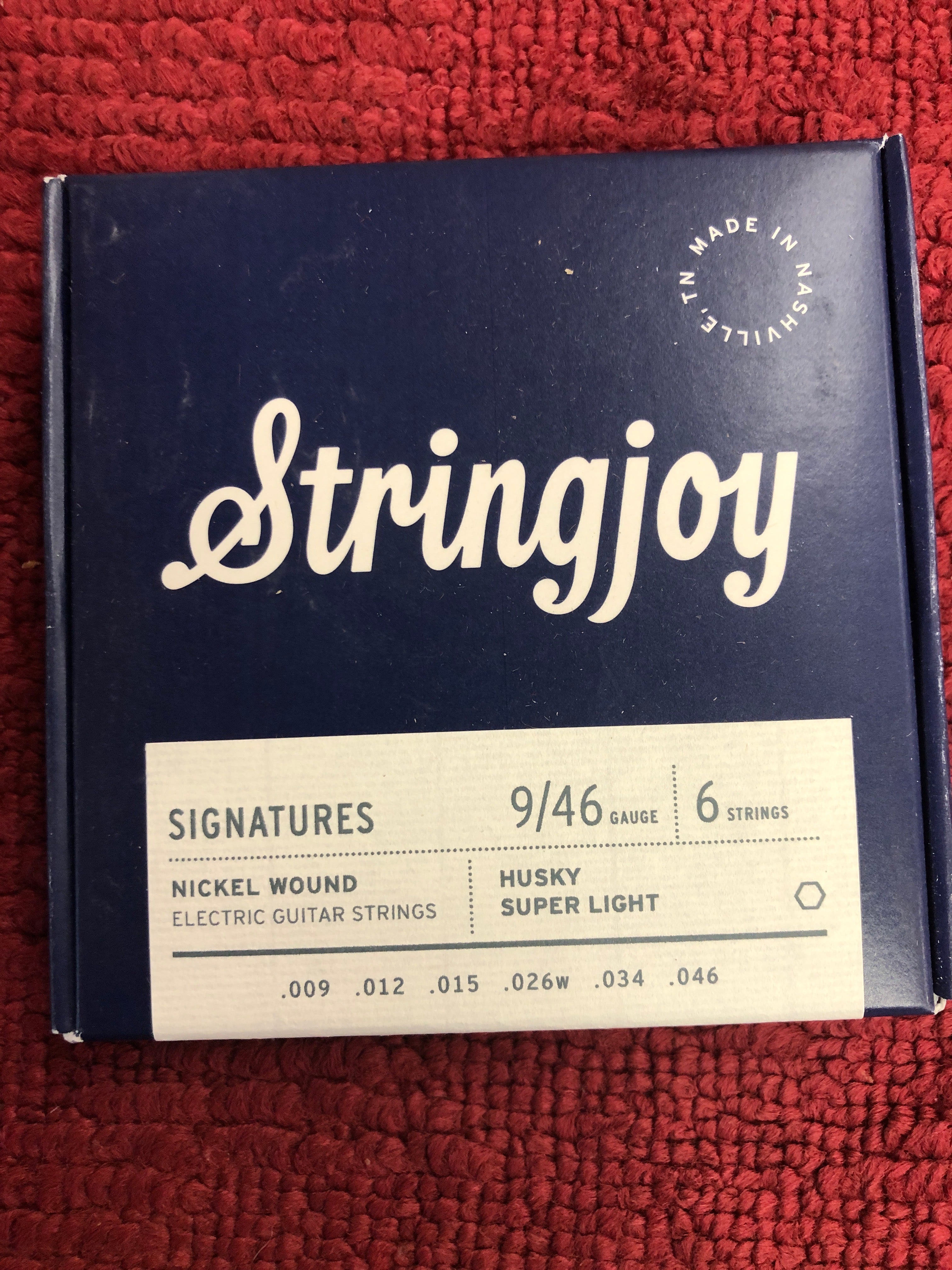 Stringjoy Signatures Husky Super Light Electric Guitar strings – Player ...