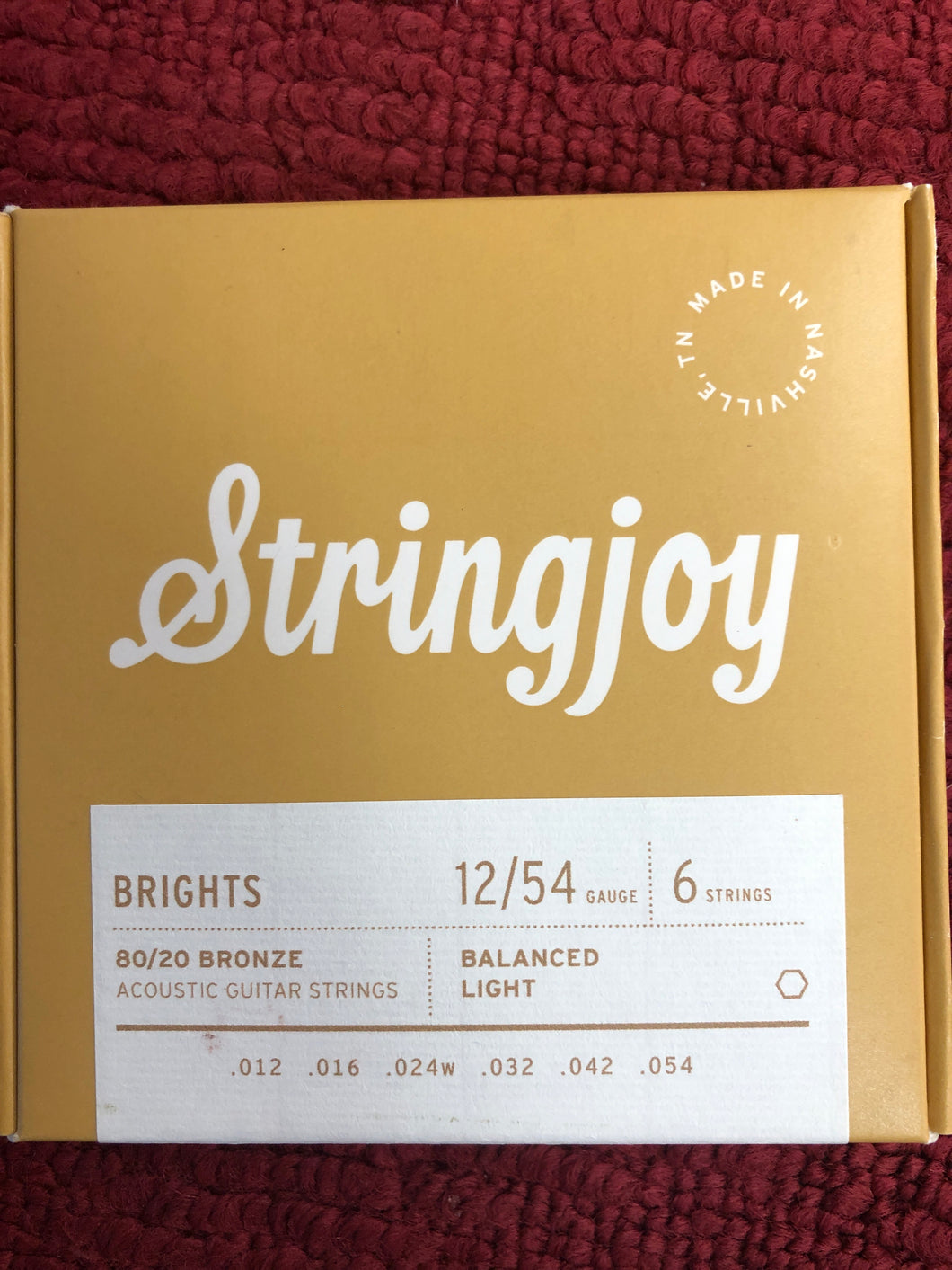 Stringjoy Brights Balanced Lights Guitar strings
