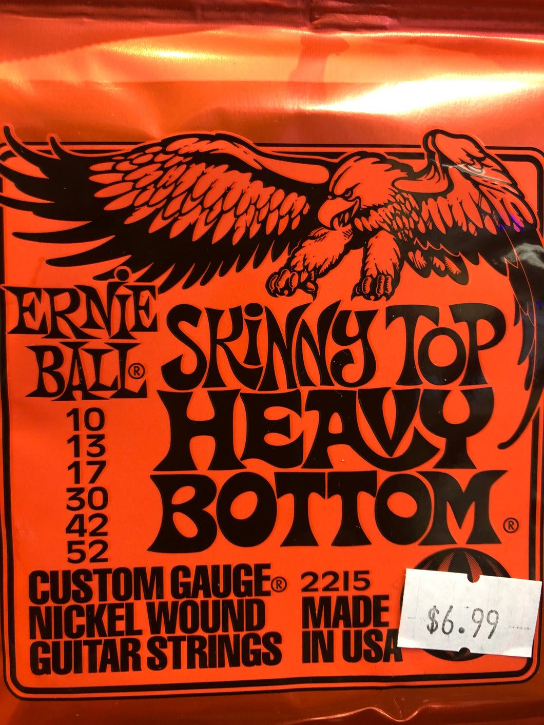 Ernie Ball Skinny Top Heavy Bottom Slinky Electric Guitar Strings