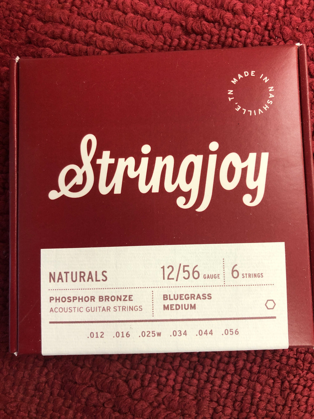 Stringjoy Naturals Bluegrass Medium Guitar strings