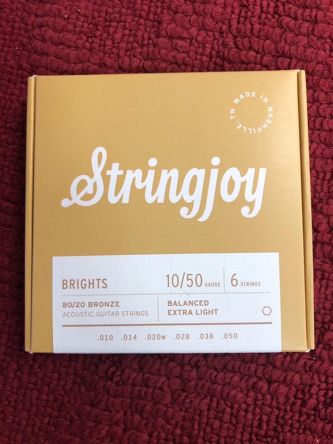 Stringjoy Brights Balanced Extra Lights Guitar strings