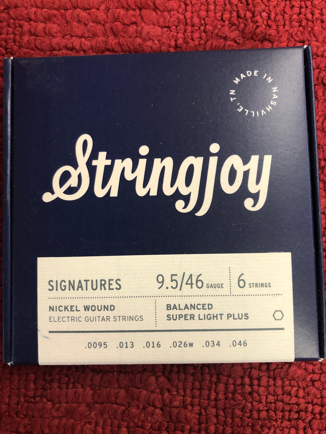 Stringjoy Signatures  Balanced Super Light Plus Electric Guitar strings