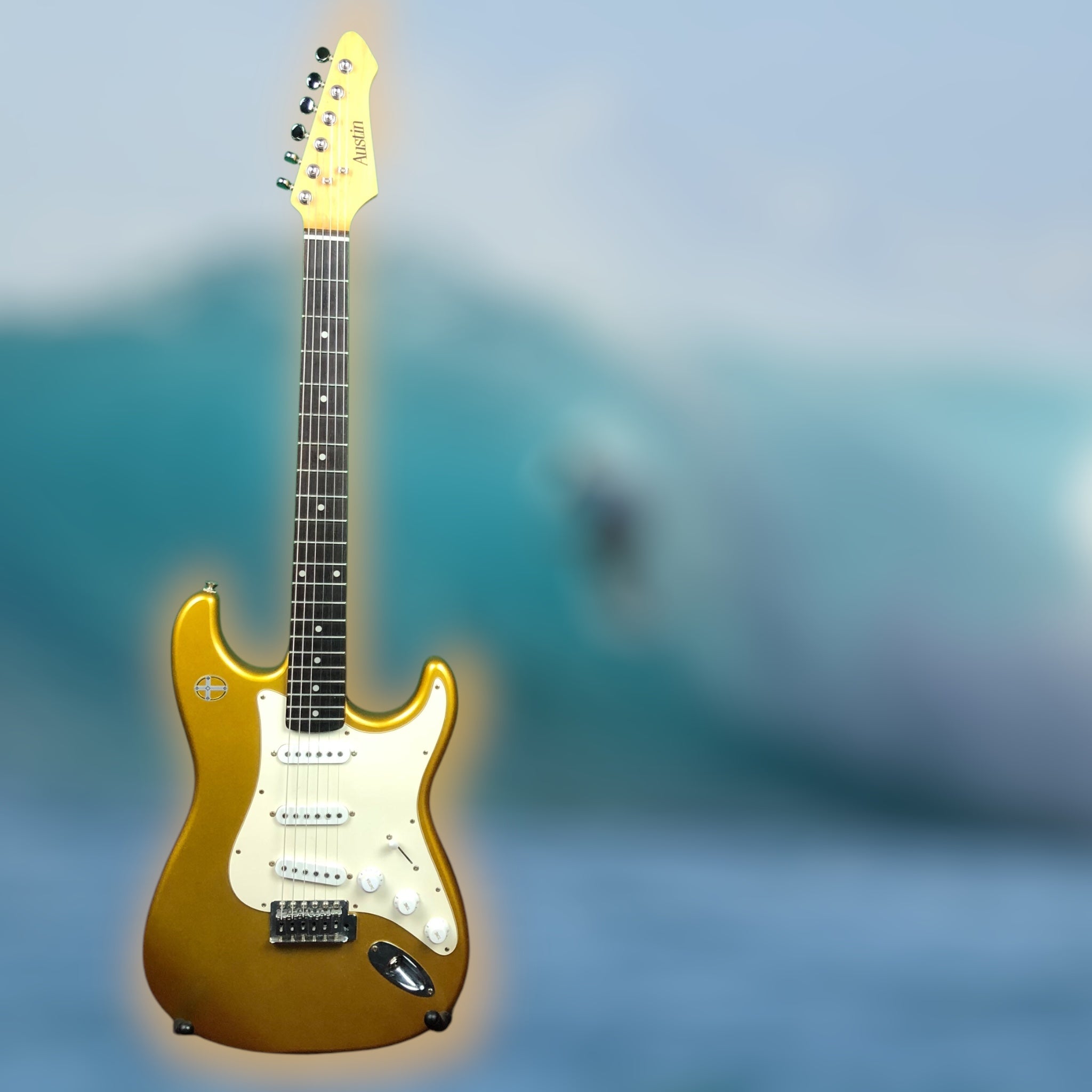Austin Strat Copy—Gold – Player's Gear