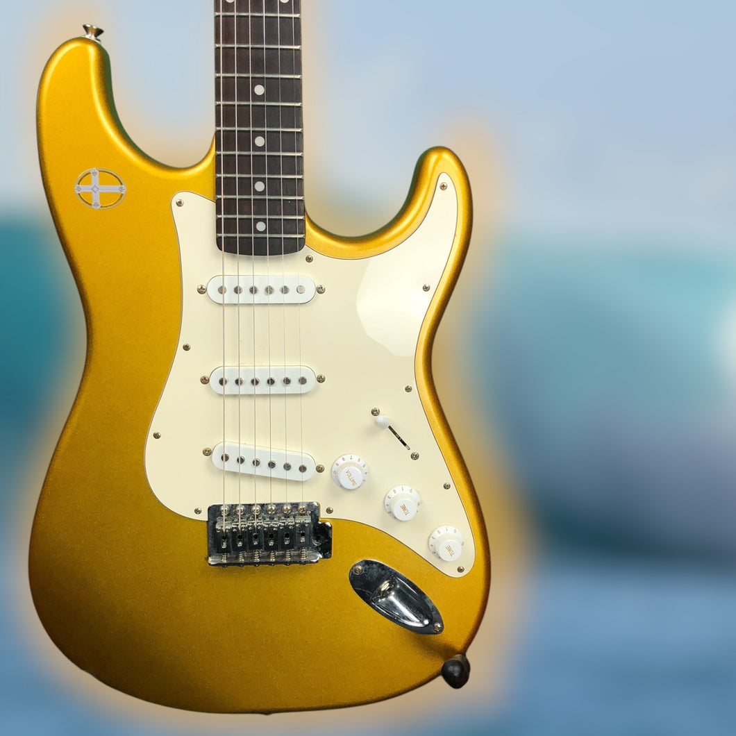 Austin Strat Copy—Gold