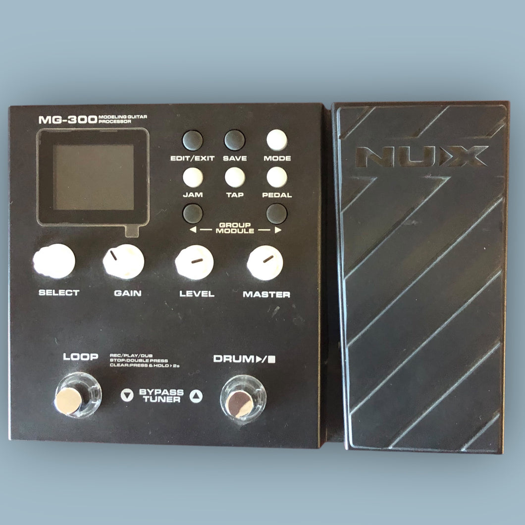 NuX MG-300 Amp Modeling & Multi-FX Processor — USB, Looper, IR Loader