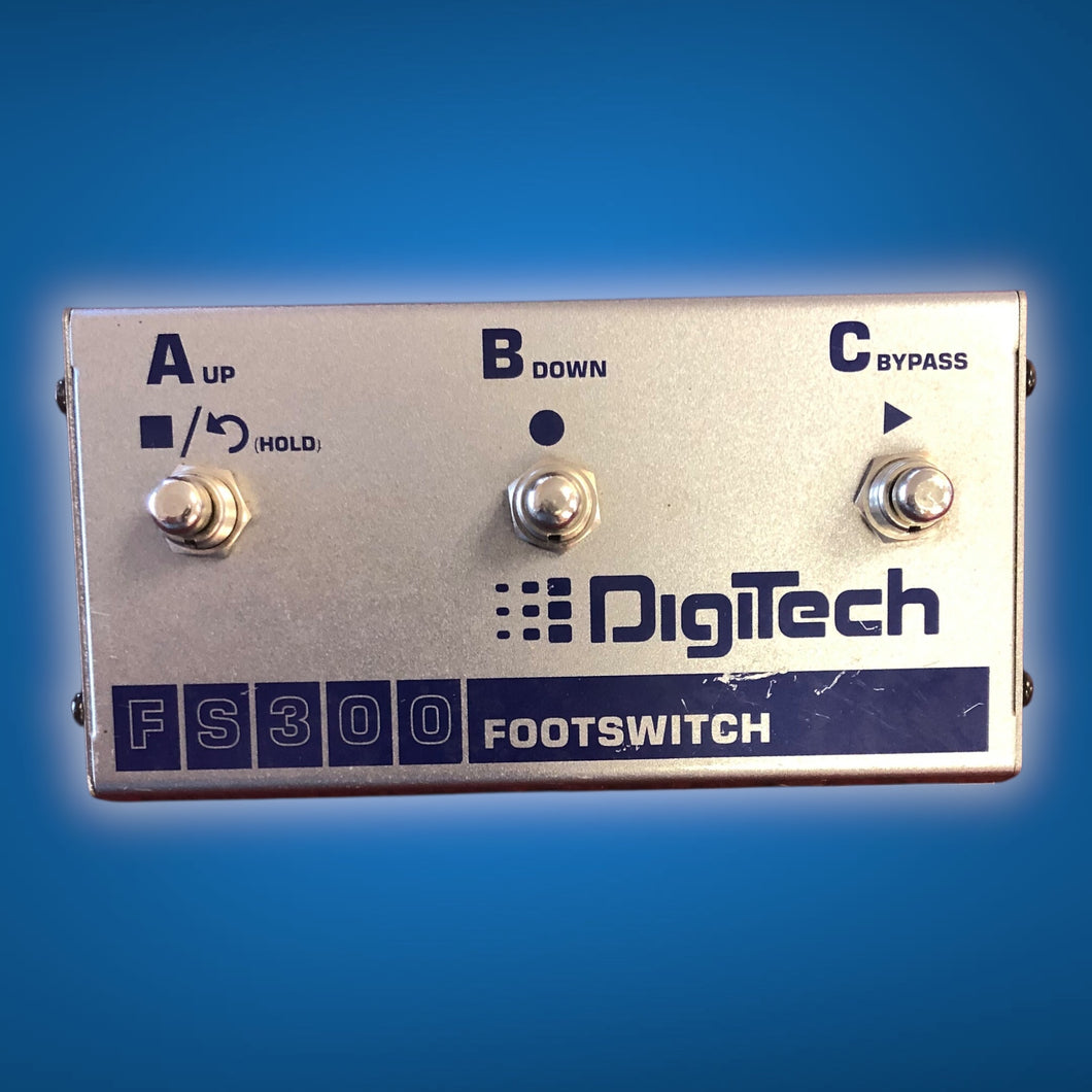 DigiTech FS300 Footswitch — Excellent, Program Up/Down Bypass Control