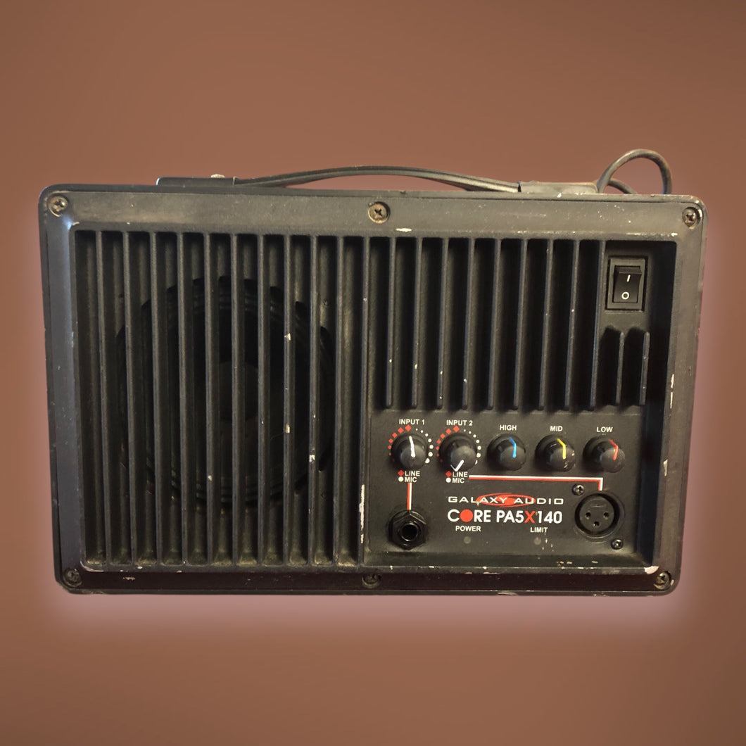 Galaxy Audio Core PA5X140 Powered Monitor – EQ, XLR + ¼″ Inputs, USA made