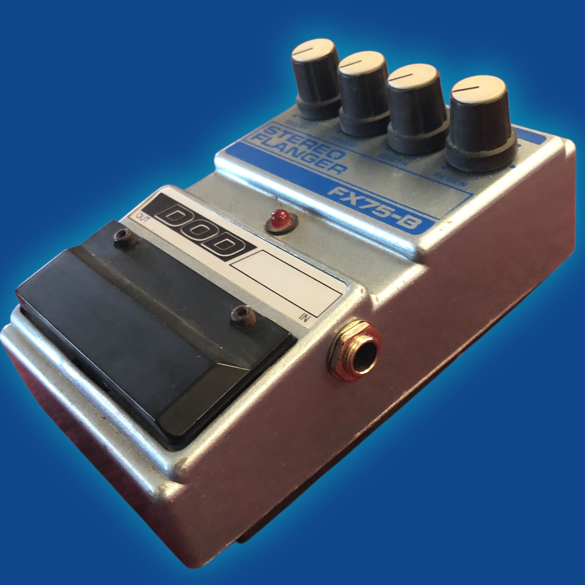 stereo flanger pedal DOD FX75-B Stereo Flanger — Vintage Analog Modulation