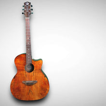 Load image into Gallery viewer, Luna Gypsy Spalt Grand Concert Acoustic/Electric Guitar 2010s - Natural
