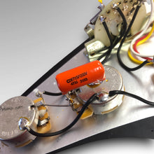 Load image into Gallery viewer, Pre-Wired Tex-Mex Strat Pickguard w/ CTS Pots &amp; CRL Switch
