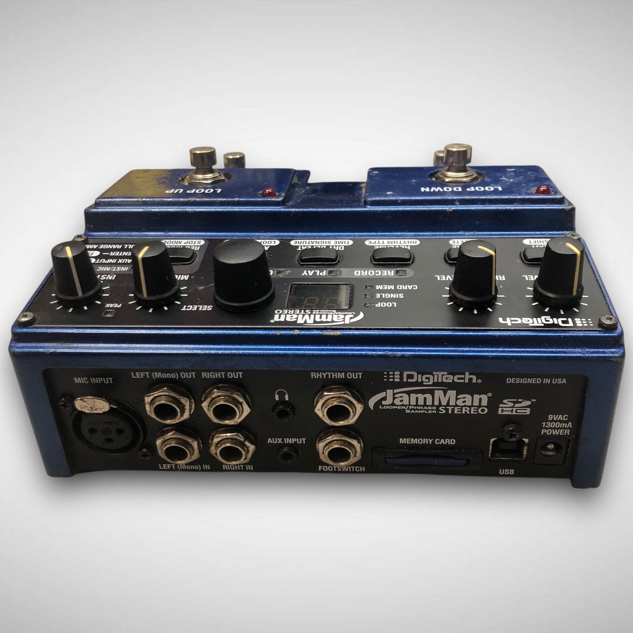 DigiTech JamMan Stereo Looper – XLR Input, Power Supply Included