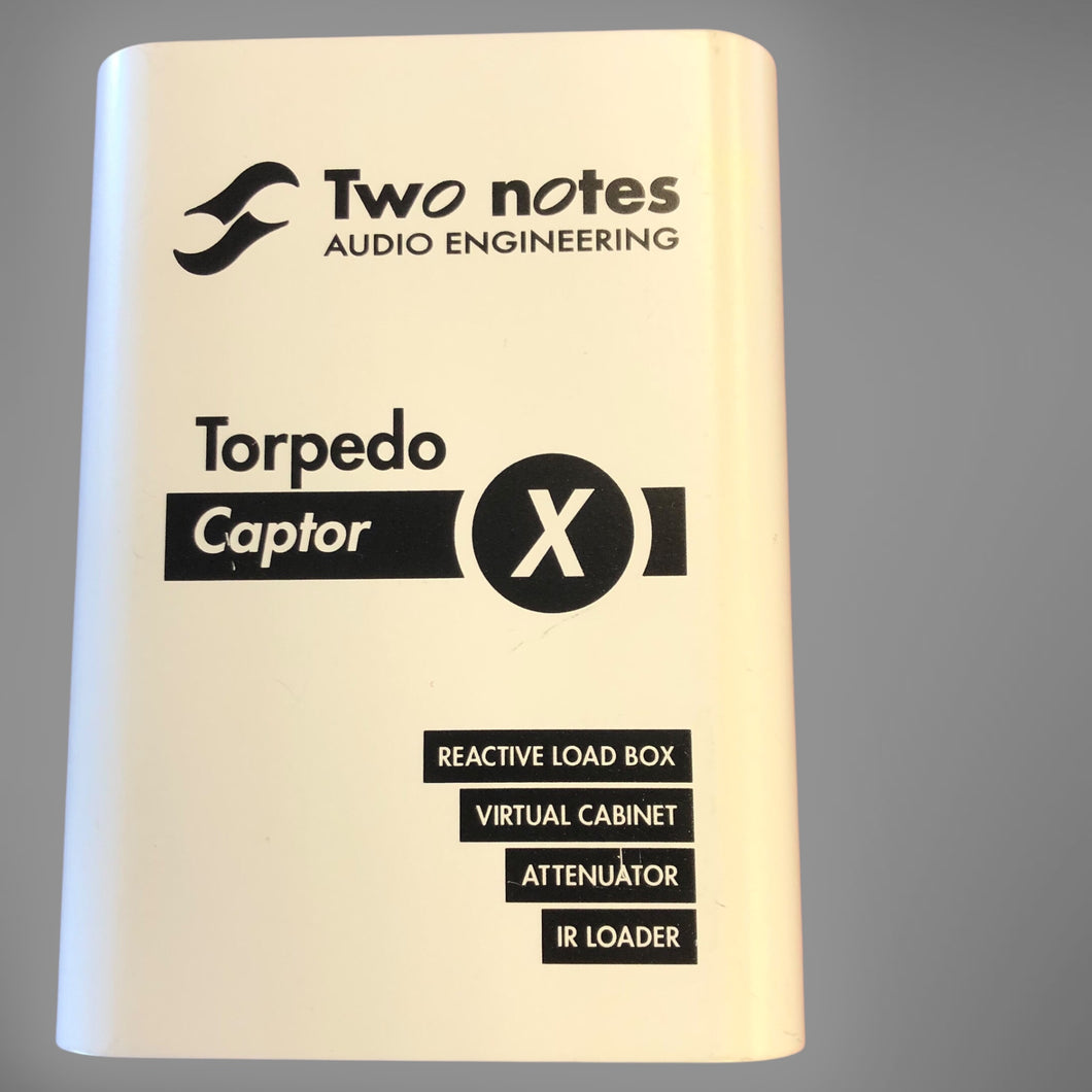 Two Notes Captor X – Reactive Load Box & Cab Simulator for Tube Amps
