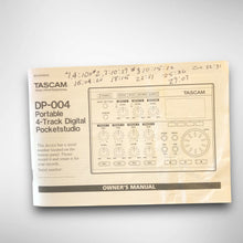 Load image into Gallery viewer, TASCAM DP-004 4-Track Pocketstudio Recorder with Box, Manual &amp; SD Card
