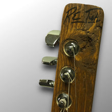 Load image into Gallery viewer, Leather Rose 3-String Slide Guitar – Handmade Piezo CBG
