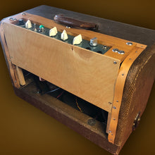 Load image into Gallery viewer, Custom Handwired Tube Amp by Rick Crownover – Pro Modified Champ Circuit in Vintage Projector Case
