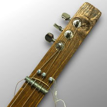 Load image into Gallery viewer, Leather Rose 3-String Slide Guitar – Handmade Piezo CBG
