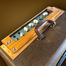 Load image into Gallery viewer, Custom Handwired Tube Amp by Rick Crownover – Pro Modified Champ Circuit in Vintage Projector Case
