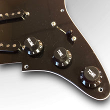 Load image into Gallery viewer, Pre-Wired Tex-Mex Strat Pickguard w/ CTS Pots &amp; CRL Switch
