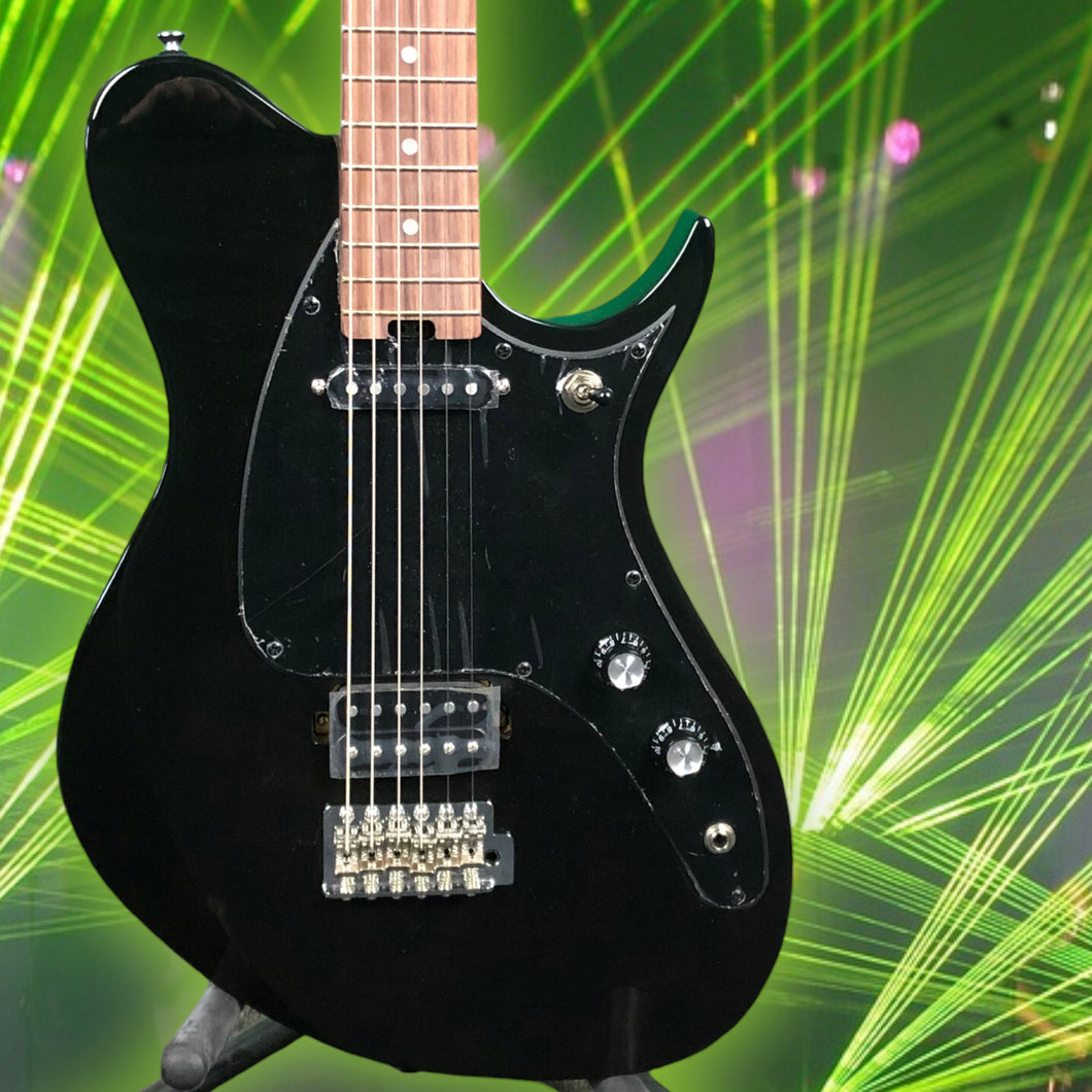 Aria Pro II Jet B-Tone Baritone electric guitar--black
